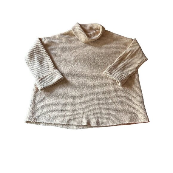 Pilcro By Anthropologie Beige Turtleneck Sweater 1X - Picture 1 of 5
